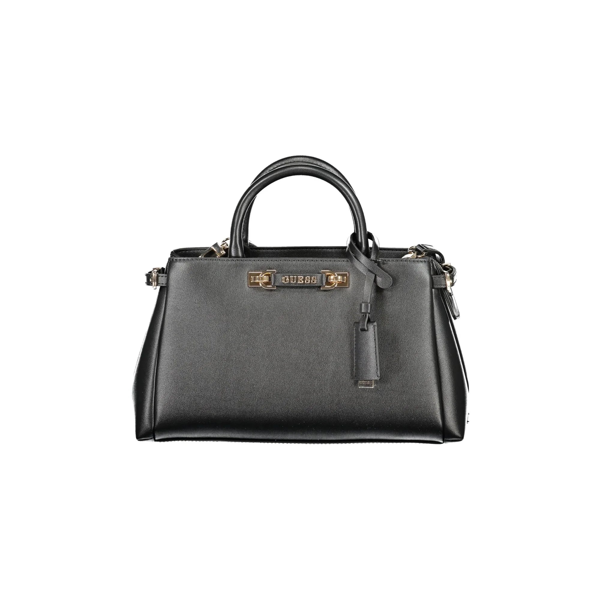 Guess Jeans Borsa a Tracolla Donna Nera Dettagli a Contrasto Borse Nero - foto prodotto